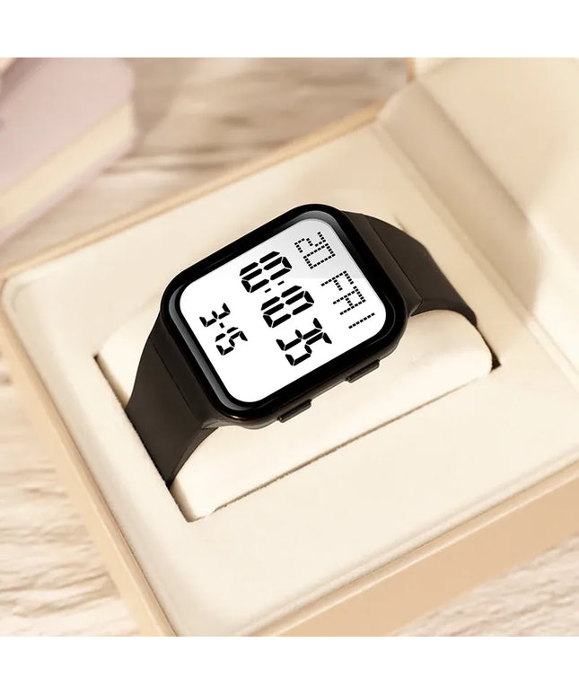 KissICON Sport Digital Watch For Men Women Waterproof Alarm
