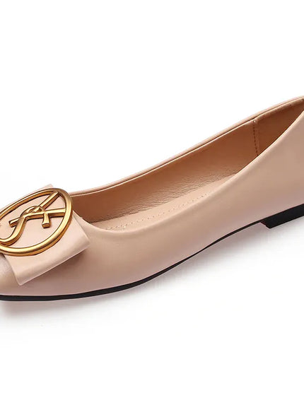 KissICON Spring Shallow Square Toe Flats Casual Shoes Women