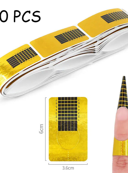 KissICON Square Form-50PCS [KissIcon] Extension False Nails - Full Cover Acrylic