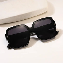 Dropshipman Square Frame Sunglasses – Women's UV Protection Large Frame All-Match