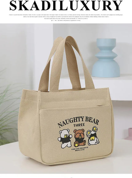 KissICON Stain-resistant Lunch Tote – Reinforced Canvas Work