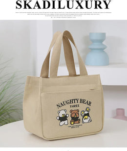 KissICON Stain-resistant Lunch Tote – Reinforced Canvas Work