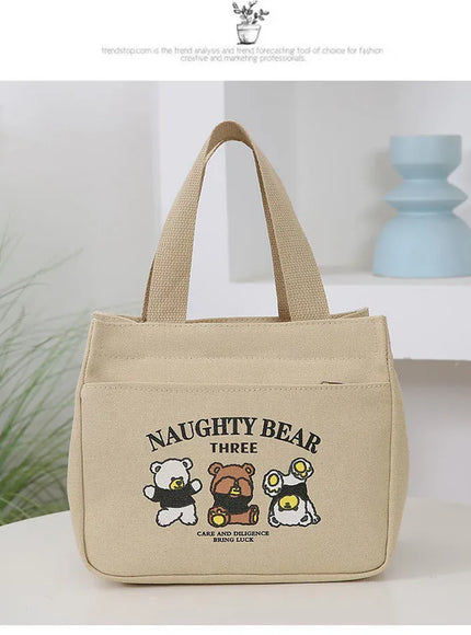 KissICON Stain-resistant Lunch Tote – Reinforced Canvas Work