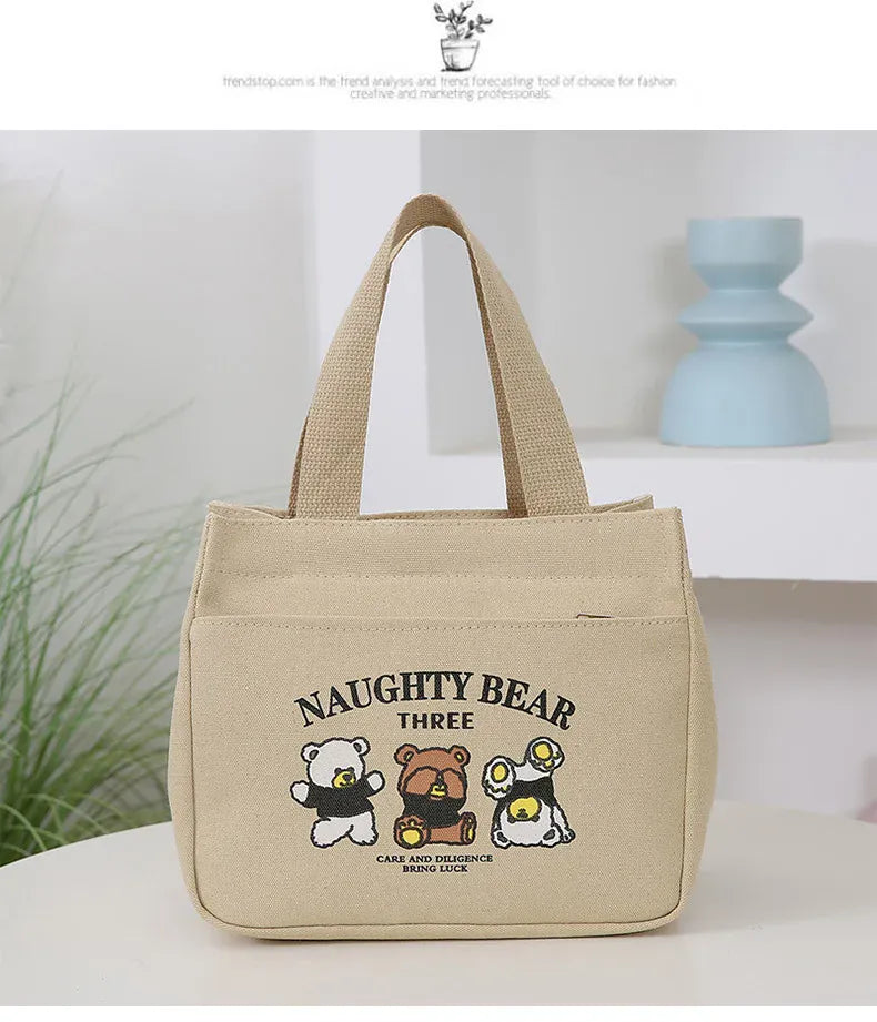 KissICON Stain-resistant Lunch Tote – Reinforced Canvas Work
