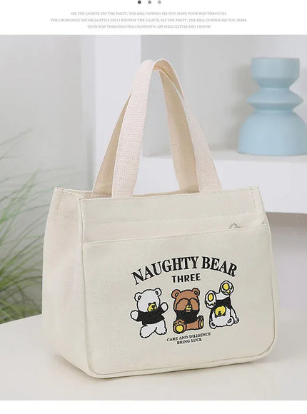 KissICON Stain-resistant Lunch Tote – Reinforced Canvas Work
