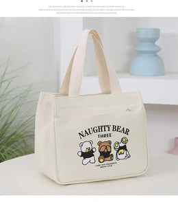 KissICON Stain-resistant Lunch Tote – Reinforced Canvas Work