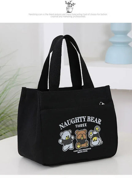 KissICON Stain-resistant Lunch Tote – Reinforced Canvas Work