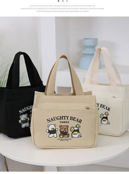 KissICON Stain-resistant Lunch Tote – Reinforced Canvas Work