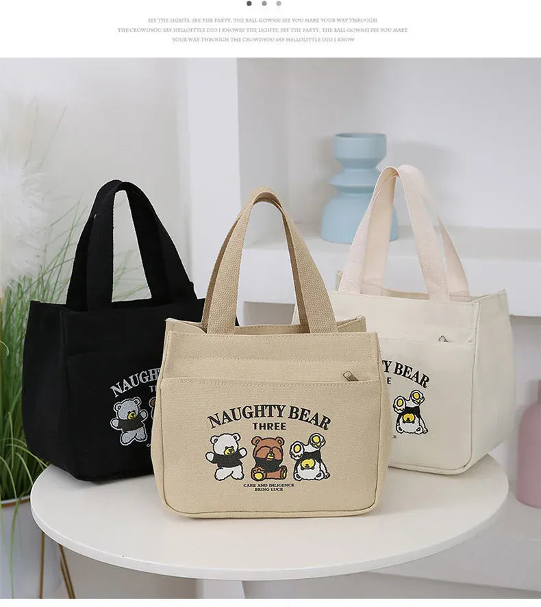 KissICON Stain-resistant Lunch Tote – Reinforced Canvas Work