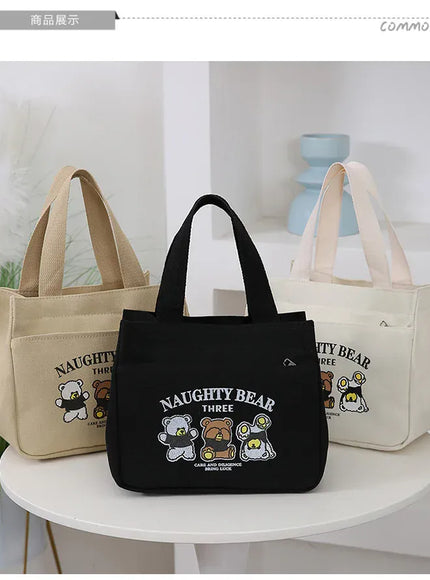 KissICON Stain-resistant Lunch Tote – Reinforced Canvas Work