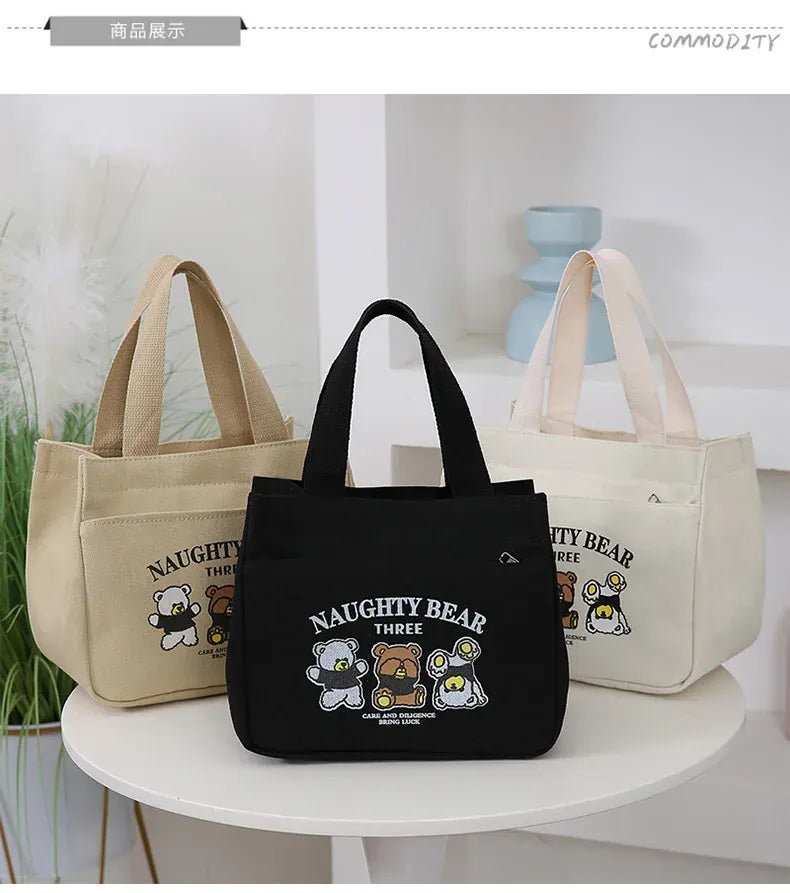 KissICON Stain-resistant Lunch Tote – Reinforced Canvas Work