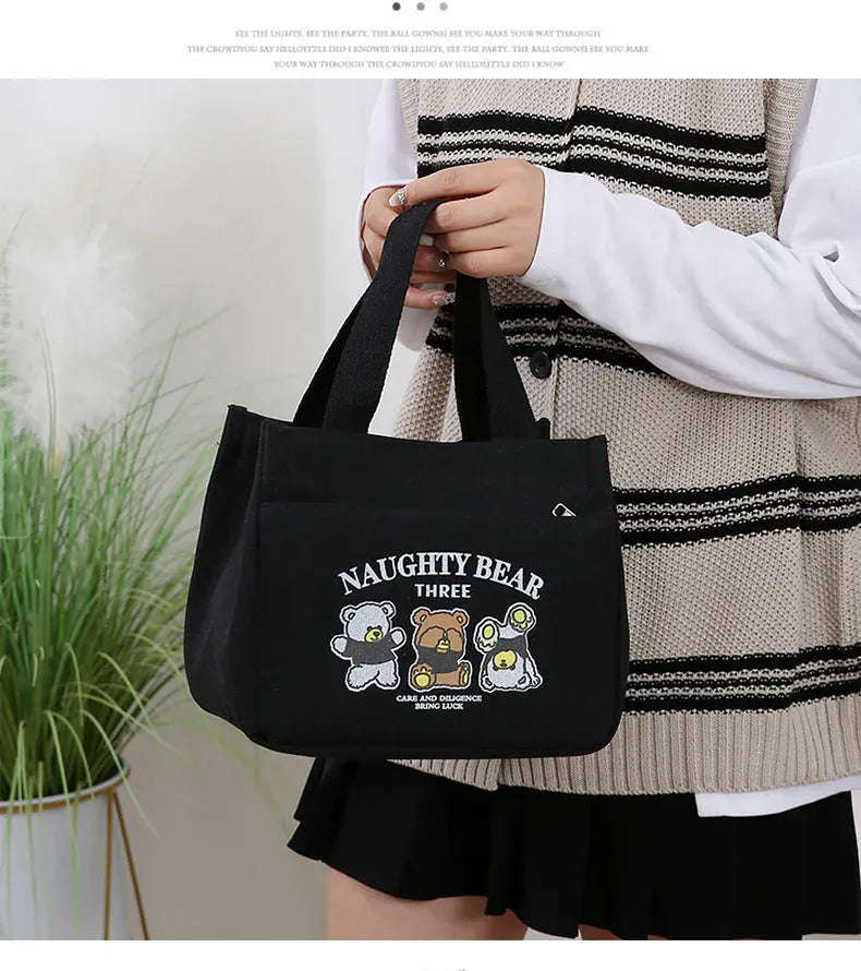 KissICON Stain-resistant Lunch Tote – Reinforced Canvas Work