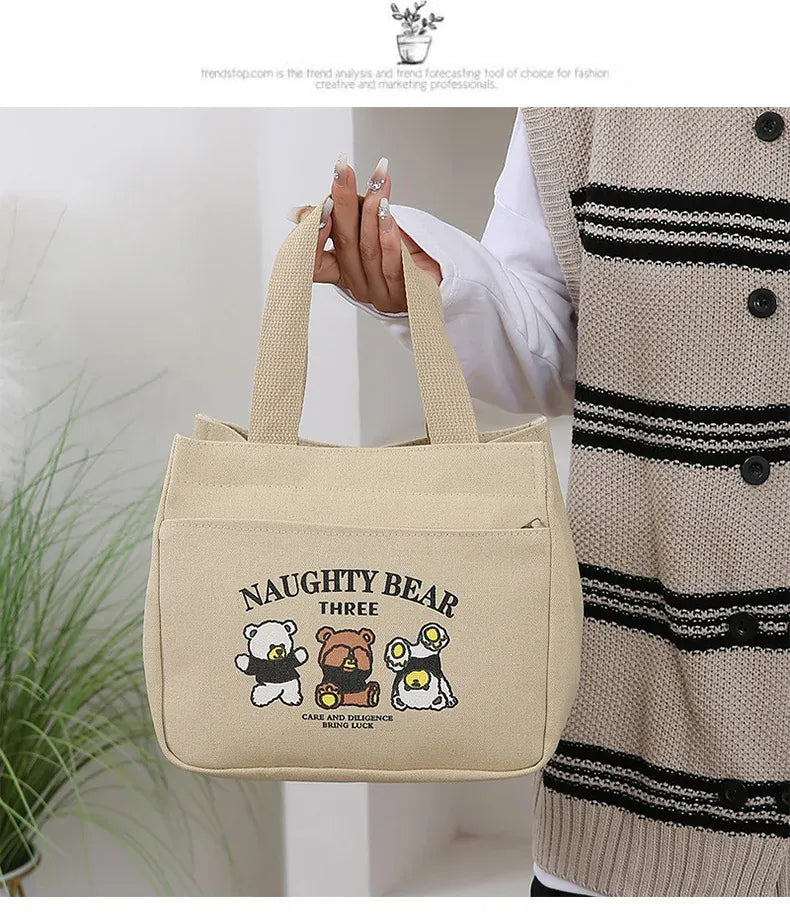 KissICON Stain-resistant Lunch Tote – Reinforced Canvas Work