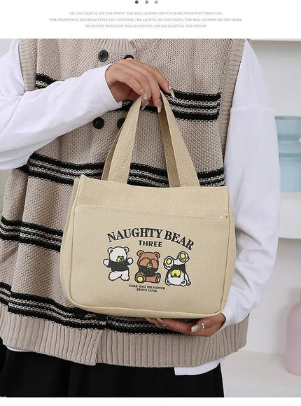 KissICON Stain-resistant Lunch Tote – Reinforced Canvas Work