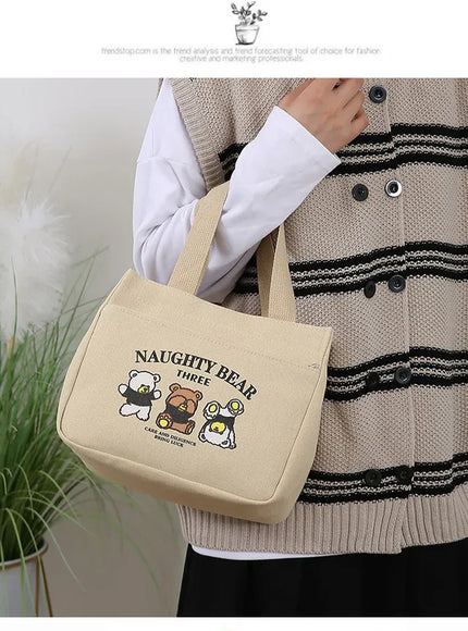 KissICON Stain-resistant Lunch Tote – Reinforced Canvas Work