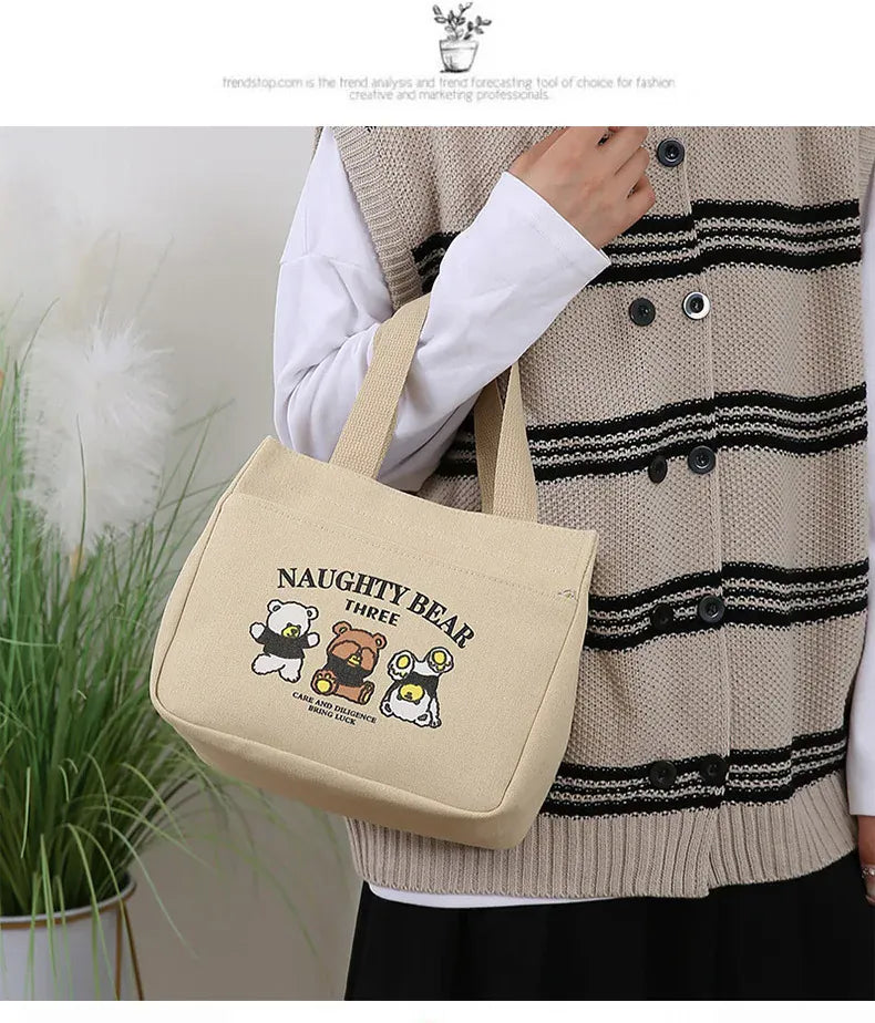 KissICON Stain-resistant Lunch Tote – Reinforced Canvas Work