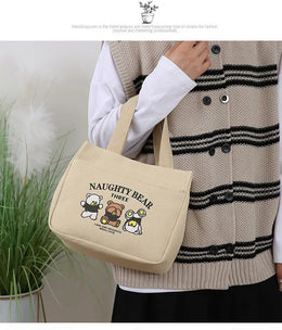 KissICON Stain-resistant Lunch Tote – Reinforced Canvas Work
