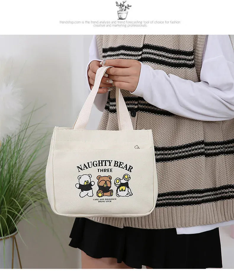 KissICON Stain-resistant Lunch Tote – Reinforced Canvas Work