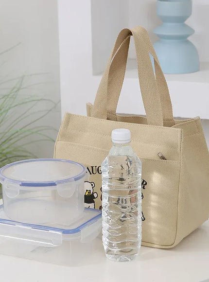 KissICON Stain-resistant Lunch Tote – Reinforced Canvas Work