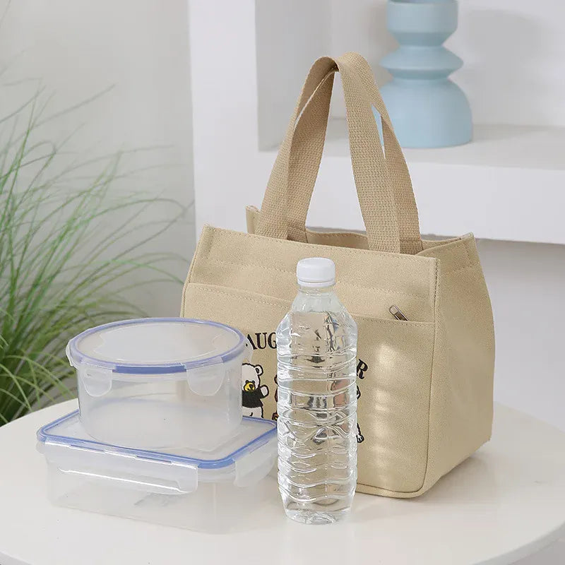 KissICON Stain-resistant Lunch Tote – Reinforced Canvas Work