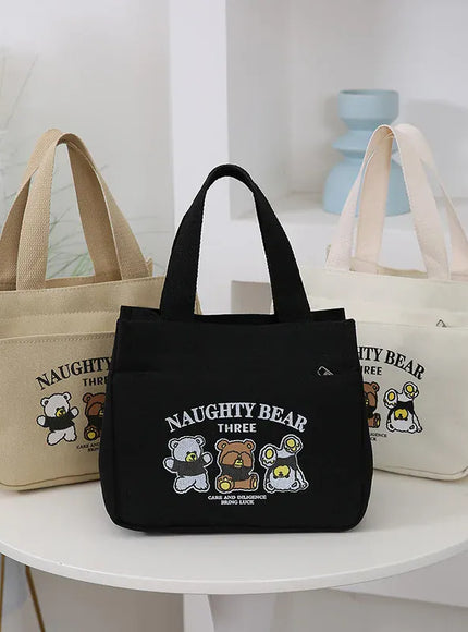 KissICON Stain-resistant Lunch Tote – Reinforced Canvas Work