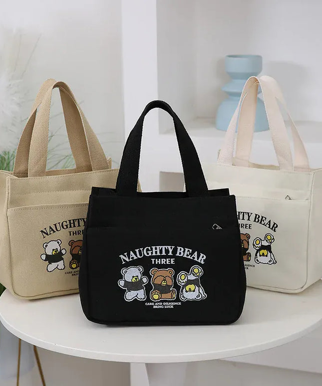 KissICON Stain-resistant Lunch Tote – Reinforced Canvas Work