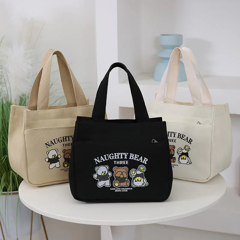 KissICON Stain-resistant Lunch Tote – Reinforced Canvas Work
