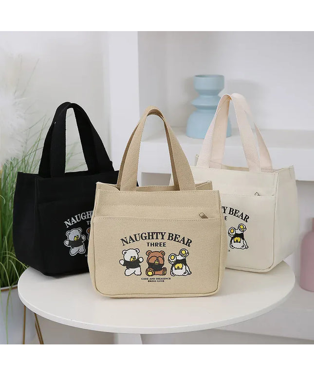 KissICON Stain-resistant Lunch Tote – Reinforced Canvas Work