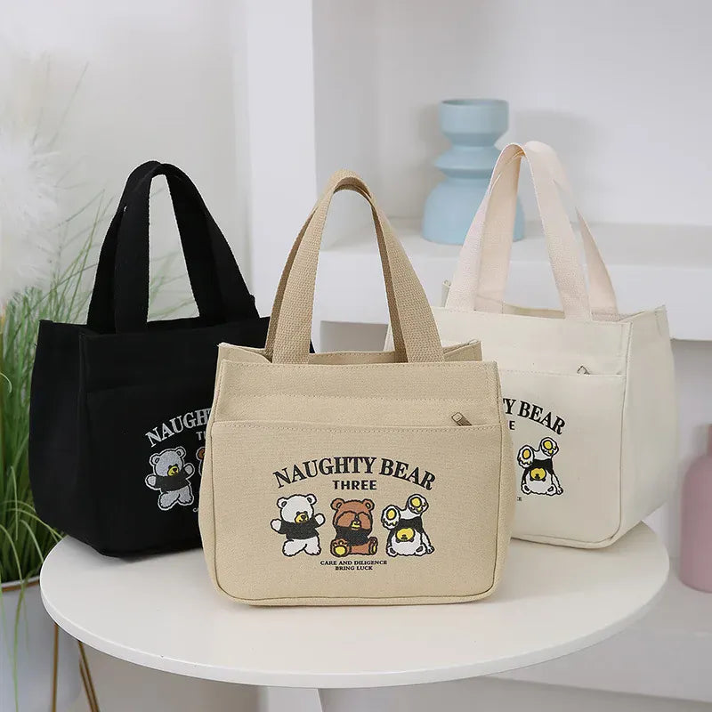 KissICON Stain-resistant Lunch Tote – Reinforced Canvas Work