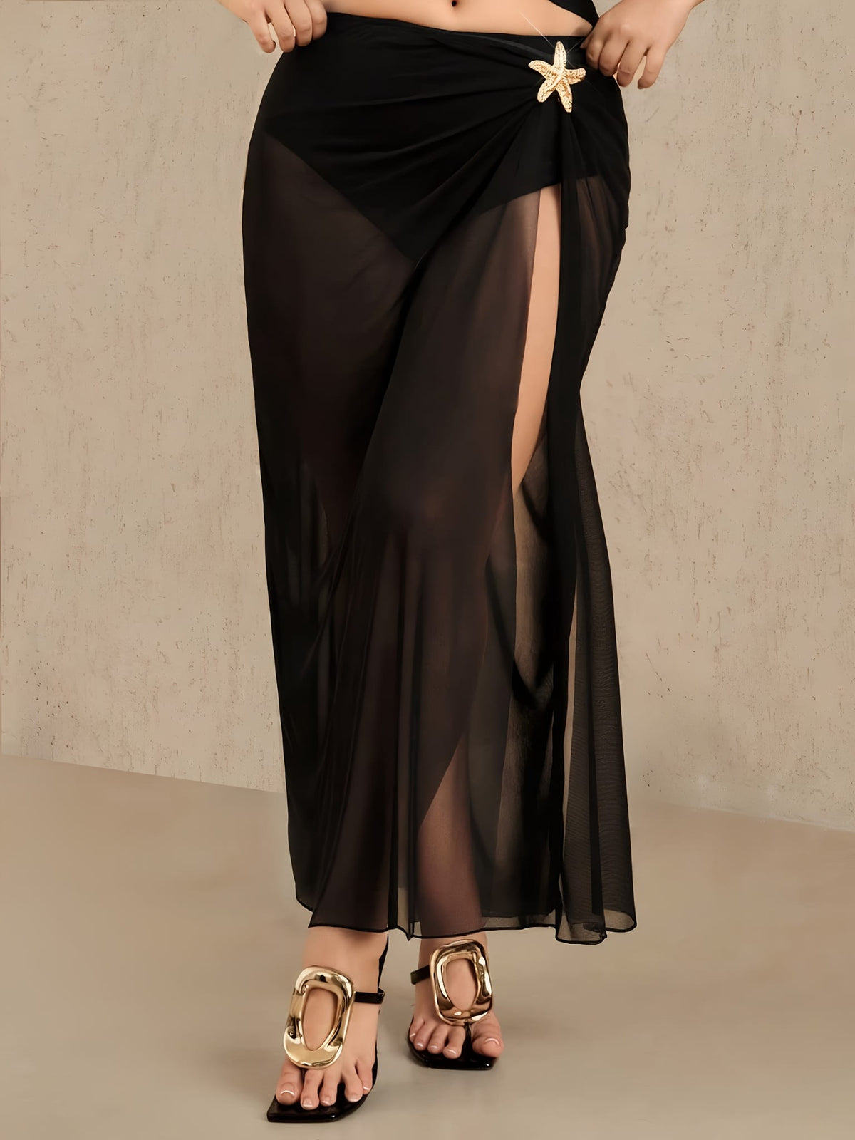 KissICON Starfish Mesh Beach Coverup – Effortless