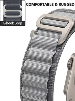 KissICON Straps for Apple watch Ultra Band 49mm 46mm 45mm 44mm 40 41 42mm Alpine loop belt bracelet correa iwatch series 9 8 7 SE 6 5 10