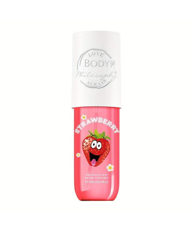 KissICON Strawberries Strawberry Bliss Hair And Body Mist Long Lasting