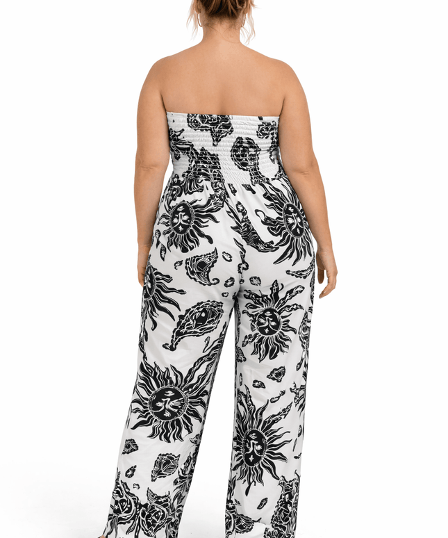 KissICON Stretch Plus Size Summer Jumpsuit