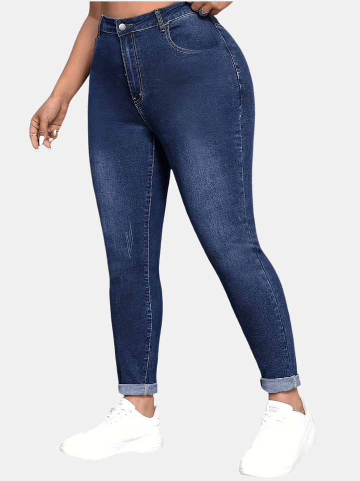 [Stretch Skinny Jeans] High Rise Women's Stretch Skinny
