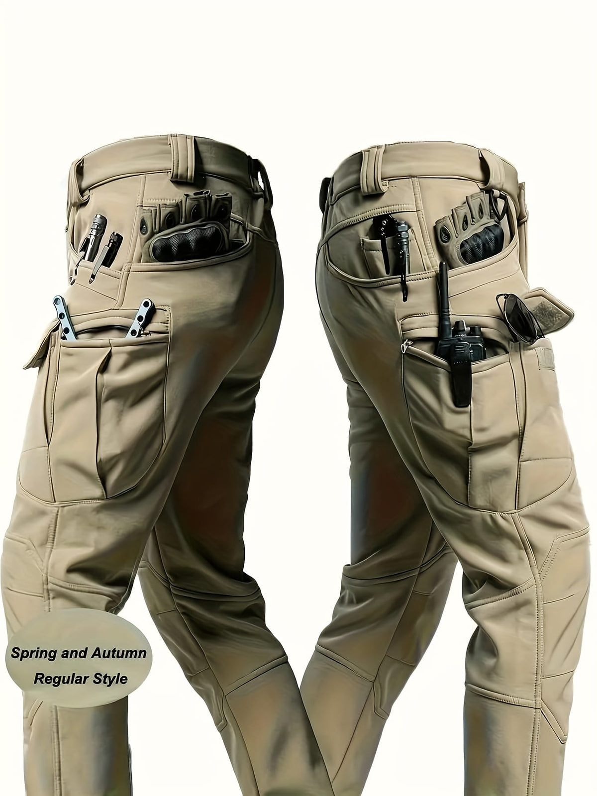 KissICON Stretch Tactical Cargo Pants Durable Comfort Everyday Workwear