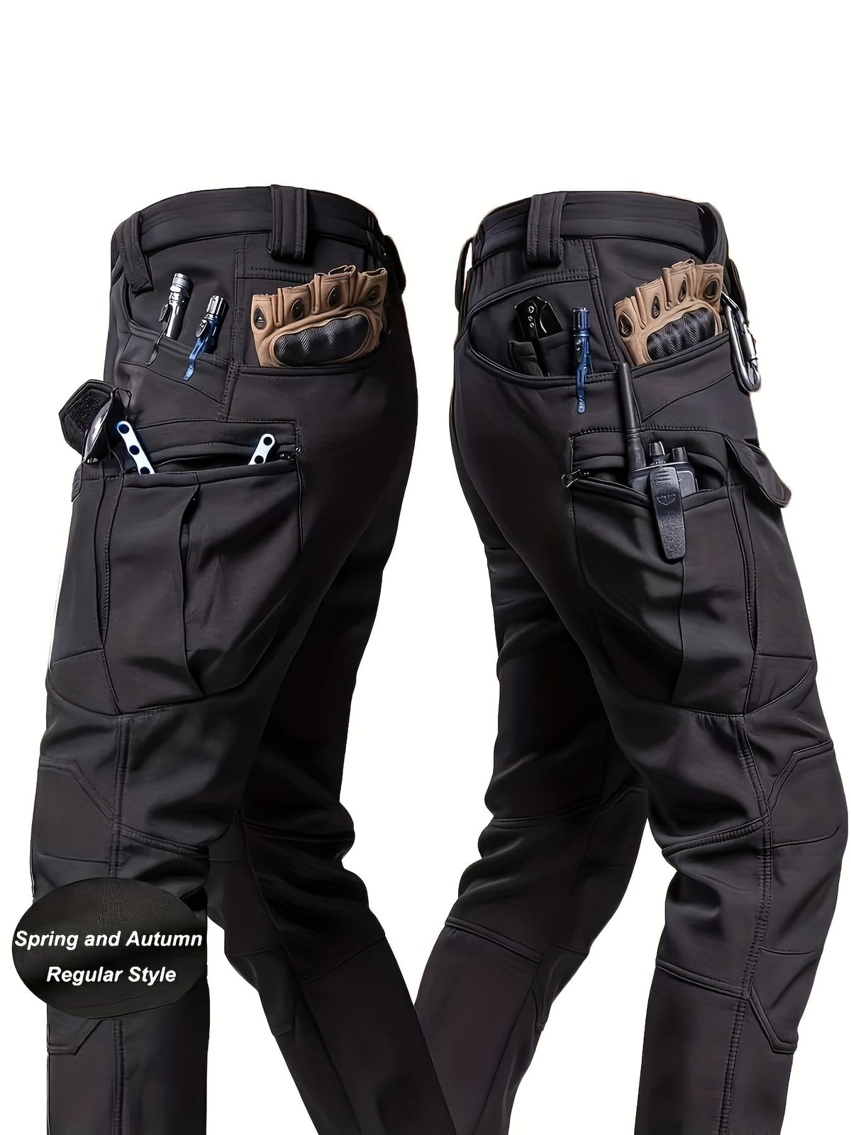 KissICON Stretch Tactical Cargo Pants Durable Comfort Everyday Workwear