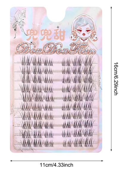 KissICON Style 11 KissIcon False Eyelashes Anime Strip Lashes - Natural
