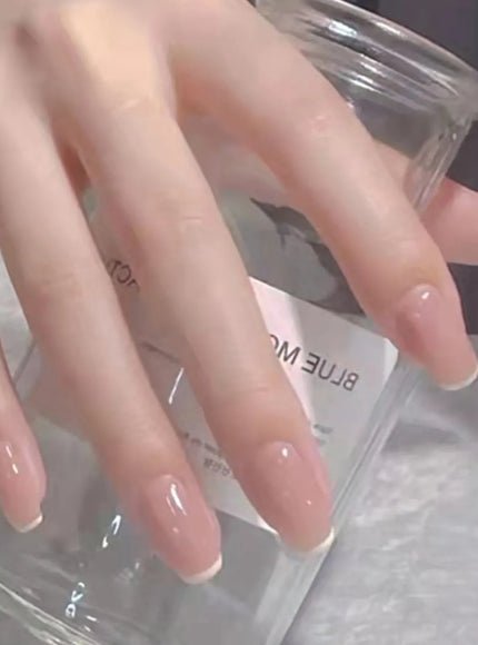 KissICON Style 12 KissIcon 24Pcs French Nail Tips Press On Longlasting