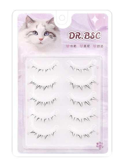 KissICON Style 12 KissIcon False Eyelashes Anime Strip Lashes - Natural