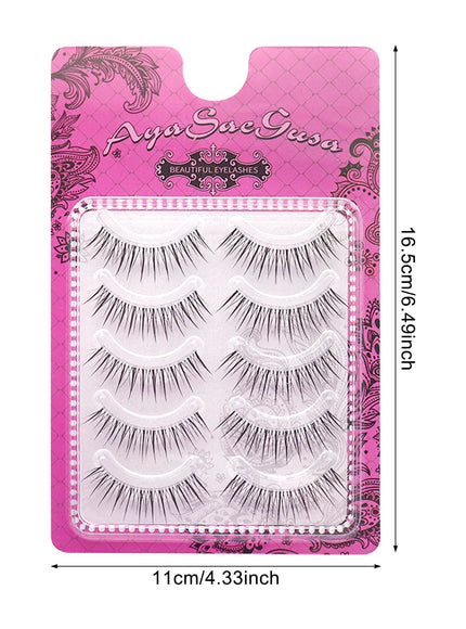 KissICON Style 13 KissIcon False Eyelashes Anime Strip Lashes - Natural