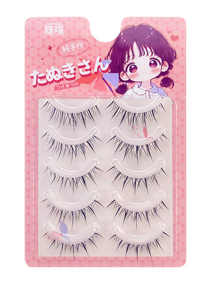 KissICON Style 4 KissIcon False Eyelashes Anime Strip Lashes - Natural