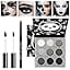 KissICON Style A Professional White Black Red Face and Body Painting Kit