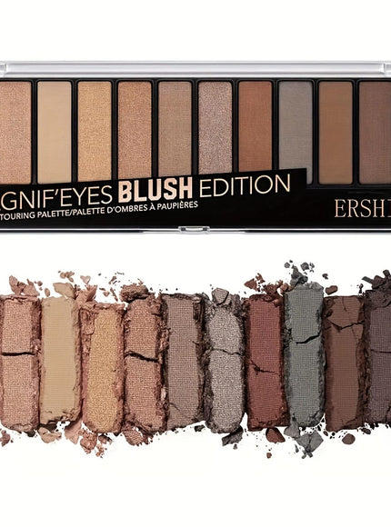 KissICON Style1 12shade Palette Nude Smoky Fiery Looks