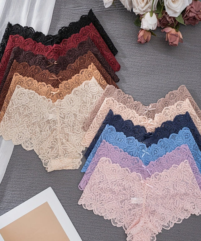 KissICON Style1 / UK 18 12pack Lace Triangle Curve Panties