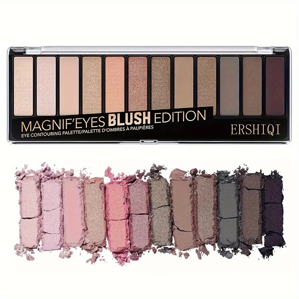 KissICON Style2 12shade Palette Nude Smoky Fiery Looks