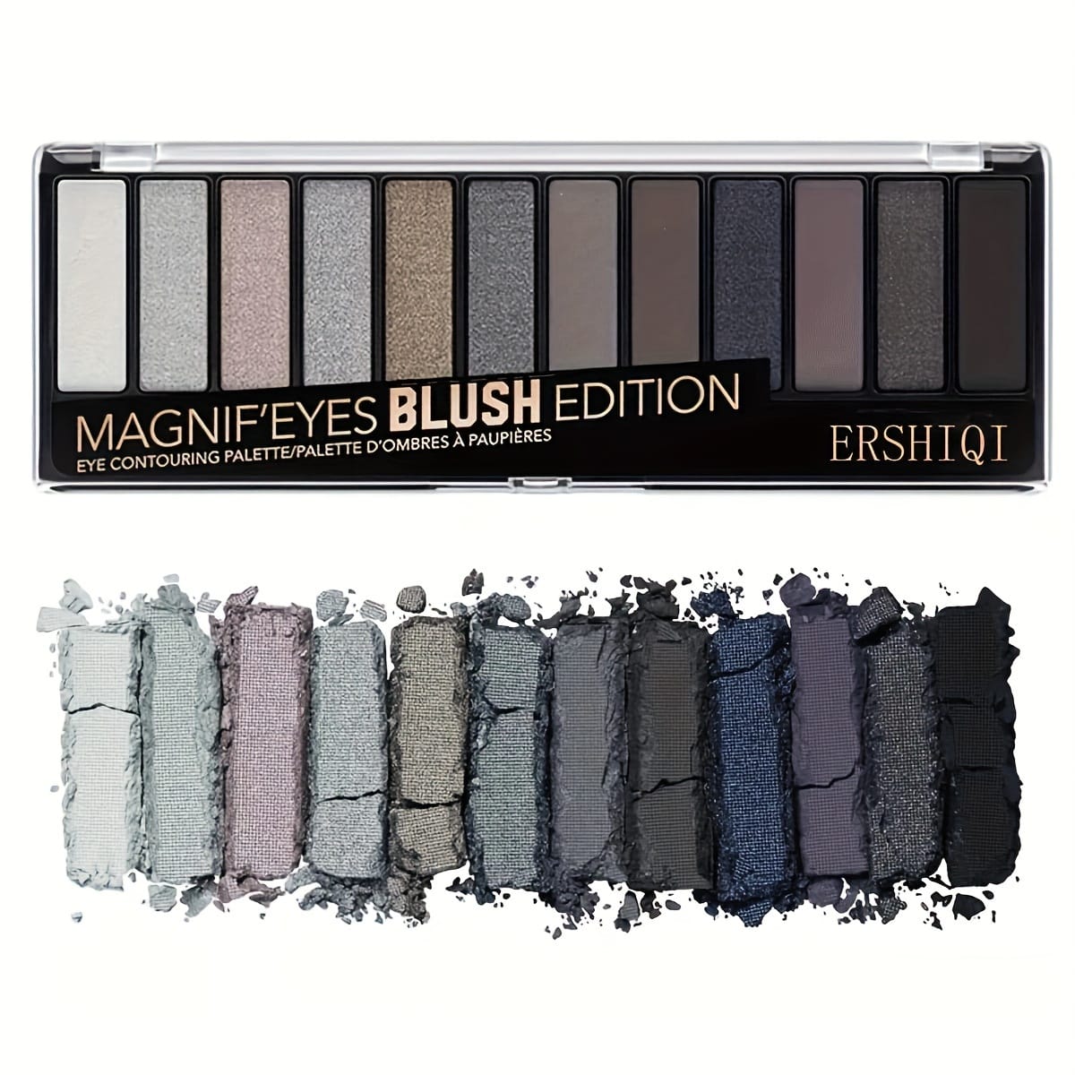 KissICON Style3 12shade Palette Nude Smoky Fiery Looks