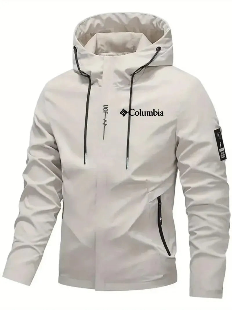 KissICON style3 / L 2026 Mens Waterproof Hooded Cycling  Hiking Street Style Jacket