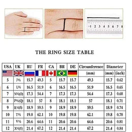 KissICON Stylish Zircon Ring For Ladies Shiny AAA Stones Ideal Gift