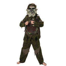KissICON Suit 1 / M Halloween Cosplay Costume Purim Costume Horror Style Play Clothes Boys Girls Holiday Party Funny Garment Anime Zombie Suit