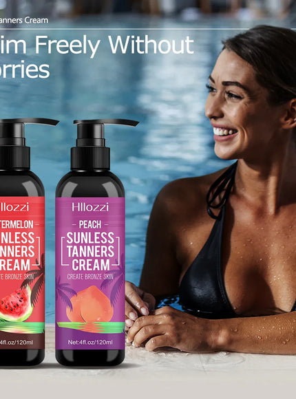 KissICON Summer Tanning Lotion 4oz- Hydrates Moisturizes Bronze Glow